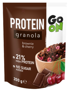 Go On Granola Proteinowa Brownie Wiśnia 300g