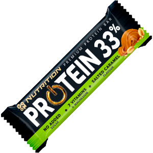 Baton proteinowy 33% słony karmel 50g