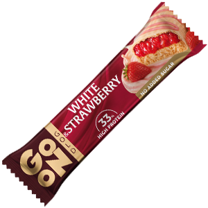 Go On Gold Baton Proteinowy White & Strawberry 45g